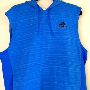 Menswear.  Adidas good quality breathable muscle, sleeveless shirt.